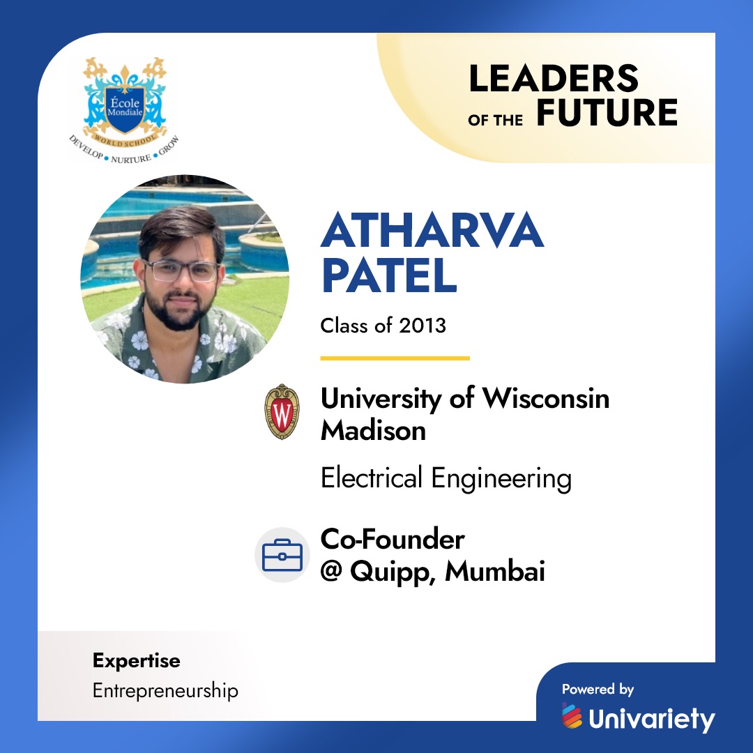 EMWS Alumni - Atharva Patel