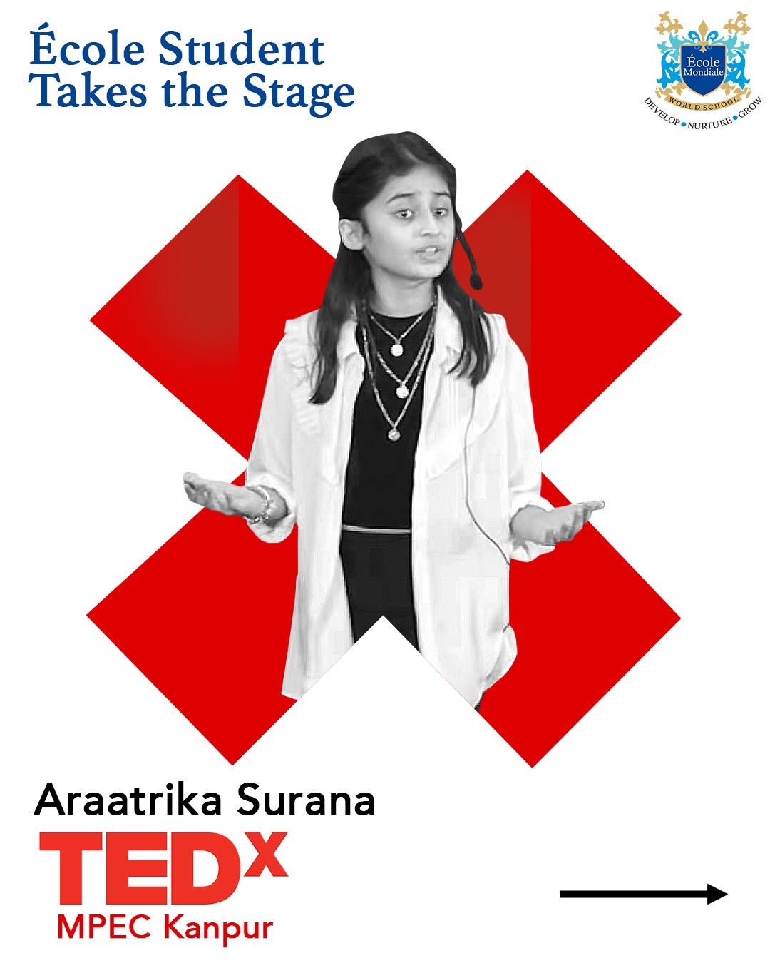 TEDx talk - Araatrika Surana—Grade 5