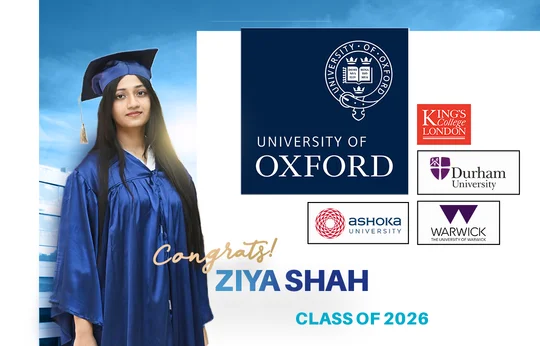 University Acceptances 2026 - Ziya Shah